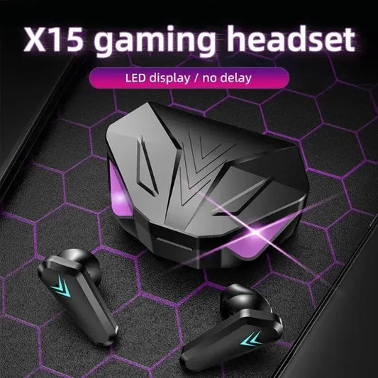 TWS  Wireless Bluetooth 5.3 Headset LED Display Gamer Earbuds with Mic Wireless Headphones Noise Cancelling Bluetooth .