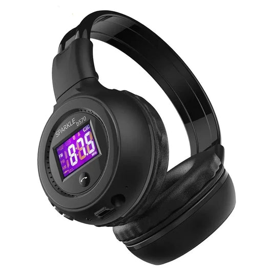 B570 Wireless Headphones  Bluetooth Stereo  for Computer Phone ,Support TF card, AUX